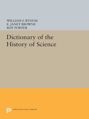 cover image of Dictionary of the History of Science